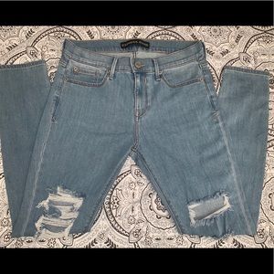 Mid Rise Jean Leggings - Performance Stretch